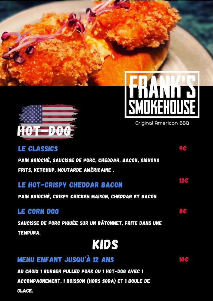 Frank’s Smokehouse - Menu Image 1