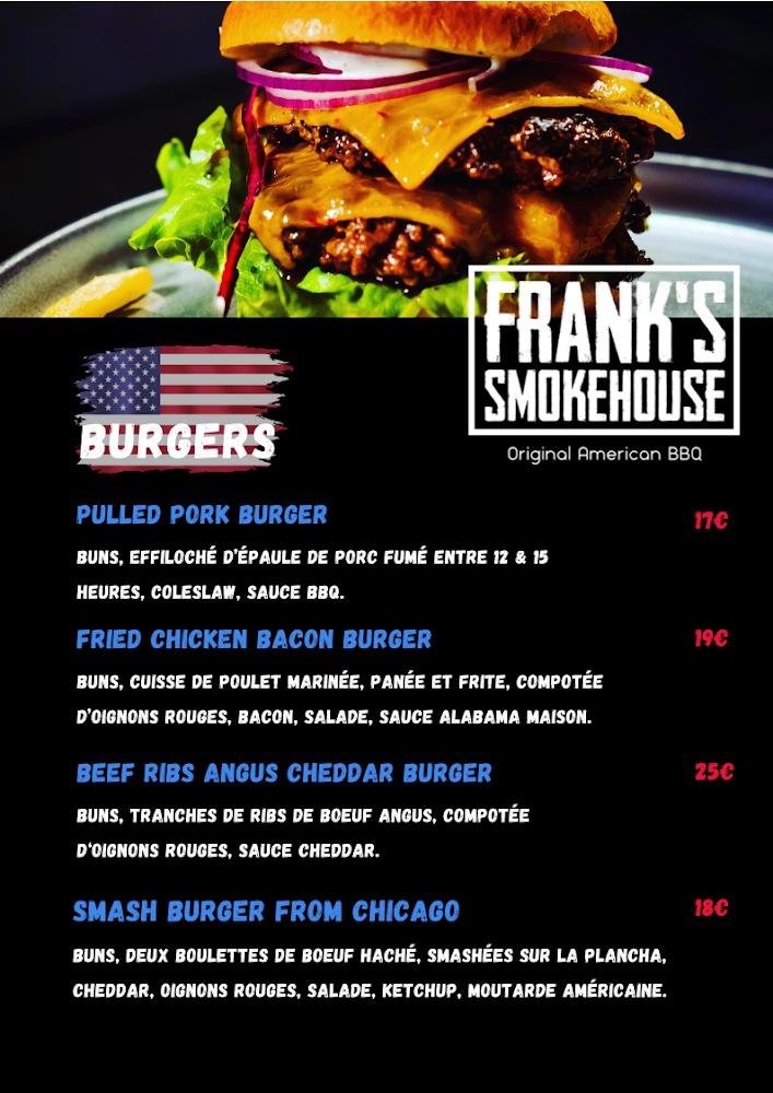 Frank’s Smokehouse - Menu Image 2
